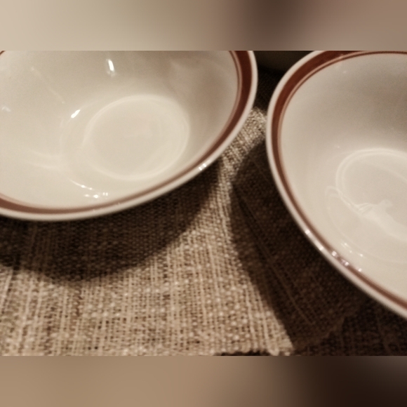 Set of Three Large 9" Stoneware Bowls - Picture 4 of 13
